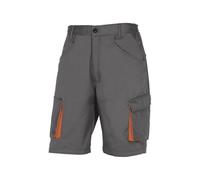Bermuda de travail MACH 2 gris/orange T2XL - - M2BE2GRXX