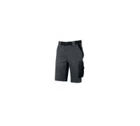 Bermuda de travail MERCURY gris asphalte - U Power - Homme - Coupe Slim Fit - Résistant et confortable XXL