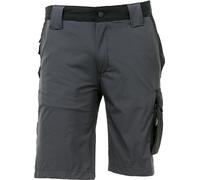 Bermuda de travail U-Power Mercury, tissu U-4, imperméable, gris, taille L
