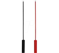 BERNSTEIN Tools for Electronics 2-265-VE Pointe de touche 2-265-VE femelle 4 mm CAT I rouge, noir 2 pc(s)