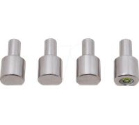 BERN 9 900 S1000 - Goupilles élastiques, acier nickelé, 15 x 15 mm Ø, lot de 4