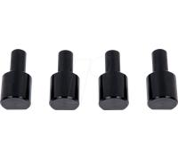 BERN 9 900 S1002 - Lot de 4 goupilles élastiques, plastique, 15 x 15 mm de diamètre