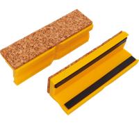 BERN 9 900 S4100 - Mors de protection pour étaux, liège/plastique, 100 mm, 1 paire