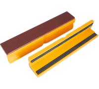 BERN 9 900 S5150 - Mors de protection pour étaux, cuir/plastique, 150 mm, 1 paire