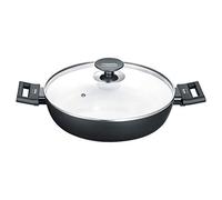 Berndes 013367 Starter Poêle de service en aluminium induction b.nature, revêtement anti-rayures en quartz avec couvercle, compatible avec plaques à induction 28 cm