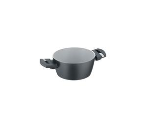 Berndes b.perfect Marmite, Casserole, Mijoteuse, Adaptée à l'induction, Aluminium forgé, Noir, Ø 20 cm, 0002570720