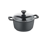 Berndes Edition 100 Casserole avec couvercle, Casserole, Fonte d'aluminium, Noir, 24 cm, 031645