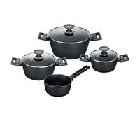 Berndes Alu Induction Set de casseroles, 7 pcs., revêtement anti-adhésif, aluminium, 011301