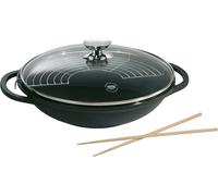 Berndes Vario Click Induction Wok avec couvercle en verre et accessoires 32 cm 31139