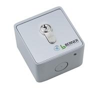 Berner 2902100 AP SLÜ23/2 Mini vec 3 clés, 2 contacts de verrouillage, appareil de commande filaire 73,5 x 73,5 x 45 mm