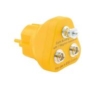 Bernstein 9-359-2 ESD Prise de terre EBP avec 2 boutons pression 10 mm 1 résistance Megaohm 1 x 4 mm