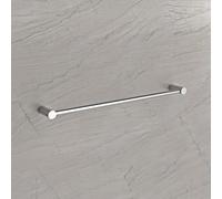 BERNSTEIN - Barre porte-serviettes mural Chrome Support Serviette Acier inox 62x7,5cm Salle de bain Design Rond - Série OLA