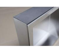 BERNSTEIN - Niche murale douche Chrome 60x15x10cm acier inoxydable étagère encastrée salle de bain, Anti-rouille, étanche, installation facile - BS601510