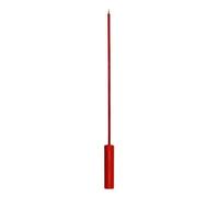 BERNSTEIN Pointe de test rouge lame 1 mm | Isolation totale jusqu’à la pointe, tension nominale 30 V AC / 60 V DC | Pointe fine, flexible et précise | Pour applications électroniques sensibles