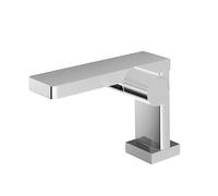 BERNSTEIN - Robinet Mitigeur Lavabo/Vasque en Laiton Chrome 14x18cm, Poignée rotative monocommande, Design Moderne + Cartouche céramique - NT3110C