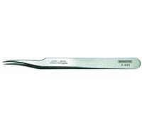 BERNSTEIN Tools for Electronics 5-056 Pince brucelle CMS 7 SA Super-pointue, courbée 120 mm