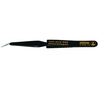 BERNSTEIN Tools for Electronics 5-058-13 Pince brucelle CMS 31b SA pointue, courbée 120 mm