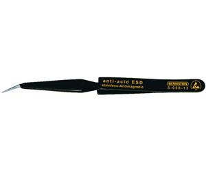 BERNSTEIN Tools for Electronics 5-058-13 Pince brucelle CMS 31b SA pointue, courbée 120 mm