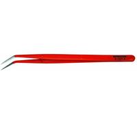 BERNSTEIN Tools for Electronics 5-107-1 Pince brucelle de précision pointue, courbée 150 mm