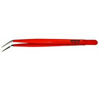 BERNSTEIN Tools for Electronics 5-107-6 Pince brucelle isolée pointue, courbée 150 mm
