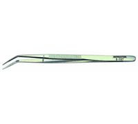 BERNSTEIN Tools for Electronics 5-107 Pince brucelle de précision pointue, courbée 150 mm
