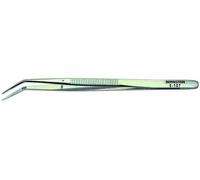 BERNSTEIN Tools for Electronics 5-107 Pince brucelle de précision pointue, courbée 150 mm