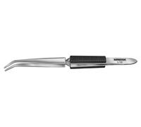 BERNSTEIN Tools for Electronics 5-156 Pince brucelle de soudage plate, ronde, courbée 160 mm