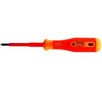 BERNSTEIN Tools for Electronics Bernstein Werkzeugfabrik 14-693 VDE VDE Tournevis cruciforme PZ 2 Longueur de la lame: 100 mm DIN EN 60900