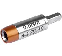 BERNSTEIN Tools for Electronics Bernstein Werkzeugfabrik 4-975 Adaptateur de couple de serrage pour embouts interchangeables hexagonal 0.5 Nm (max)