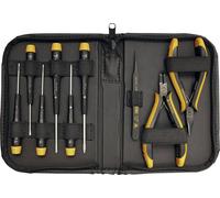BERNSTEIN Tools for Electronics SERVICE-SET CARAT 2250 Jeu d'outils ESD en sacoche 9 pièces