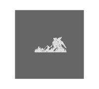 BERTDCX Accessoire Automatique Autocollant en Vinyle pour Combinaison Mobile Gundam, Chaîne De Montagnes De Neige, Robot De Voiture, Autocollant en Verre(Silver,XL)