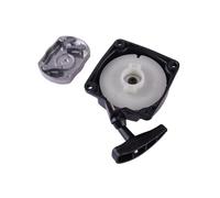 BERTGDA Lanceur à Rappel Automatique, Compatible with GÜDE GE1650 GE2200 Erdlochbohrer GFS1255B 94137-01019, kit de câble Motorsense Ensemble de démarrage à Tirette pour Tondeuse à GA