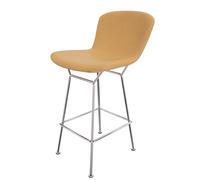 Bertoia Hauteur de comptoir Bar Stool Tabouret de bar Cuir de cœur Knoll International - KNOLL HC 427CC