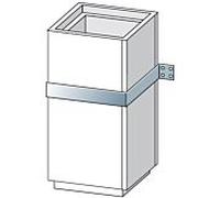 Bertrams Camino-fix support mural en acier inoxydable 02WH27 dimensions 270/270 mm