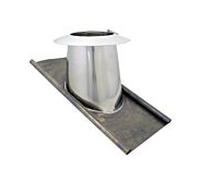Bertrams Dw joint de toiture 22DE30VA350 15°-30°, Ø 350 mm, bride VA/plomb, avec collier anti-pluie