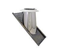 Bertrams Dw joint de toiture 22DE45VA400 30°-45°, Ø 400 mm, bride VA/plomb, avec collier anti-pluie