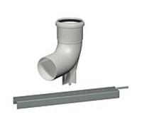 Bertrams Polyline EW kit de fixation 40BS80 arceau de support avec DN 80 support, DN 80