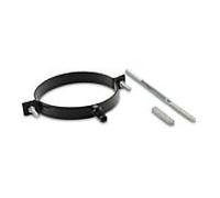 Bertrams Pelletino collier de serrage 10RS80G 80 x 1930 mm, gris moulé, avec vis de suspension