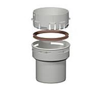 Bertrams Polyline EW kit standard 1 41FSTB80-1 DN 80/125, installation sur arbre, bouche PE