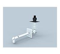 Bertrams Polyline EW kit standard 3 40STBF110-3 DN 110, installation sur arbre, avec pièce de raccordement
