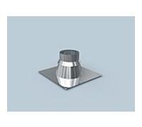 Bertrams Polyline LAS bride pour toit plat 41FL15-110VA DN 110/160, 1930 -15°, acier inoxydable