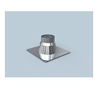 Bertrams Polyline LAS bride pour toit plat 41FL15-110VA DN 110/160, 1930 -15°, acier inoxydable