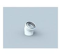 Bertrams Polyline LAS coude 41BG15-80 15°, DN 80 /125, intérieur, blanc