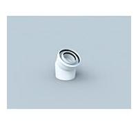 Bertrams Polyline LAS coude 41BG45-110 45°, DN 110/160, intérieur, blanc