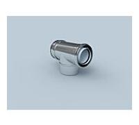 Bertrams Polyline LAS coude d'inspection 42RB87-110 DN 110/160, 87°, intérieur, acier inoxydable