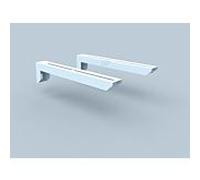 Bertrams Polyline LAS support mural 41K450 distance murale jusqu'à 450 mm, pour DN 80 /125, blanc