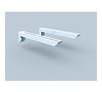 Support mural Bertrams Polyline LAS 41K50-80 DN 80/125, distance au mur jusqu'à 50 mm, blanc