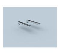 Bertrams Polyline LAS support mural 42K50-60 DN 60/100, distance au mur jusqu'à 50 mm, acier inoxydable