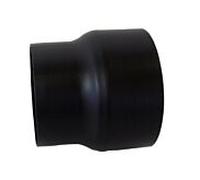 Bertrams ST-Pu rallonge 08ES180-200 Ø 180 x 200 mm, revêtement par poudre, noir