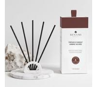 BESAMI - Diffuseur Parfum Maison - Parfum Maison Trésor D'Orient - Bâtonnets Solides Sans Huile ni Alcool - Diffuseur Parfum 4 Semaines - Parfum Interieur Maison Frais - Coffret Cadeau
